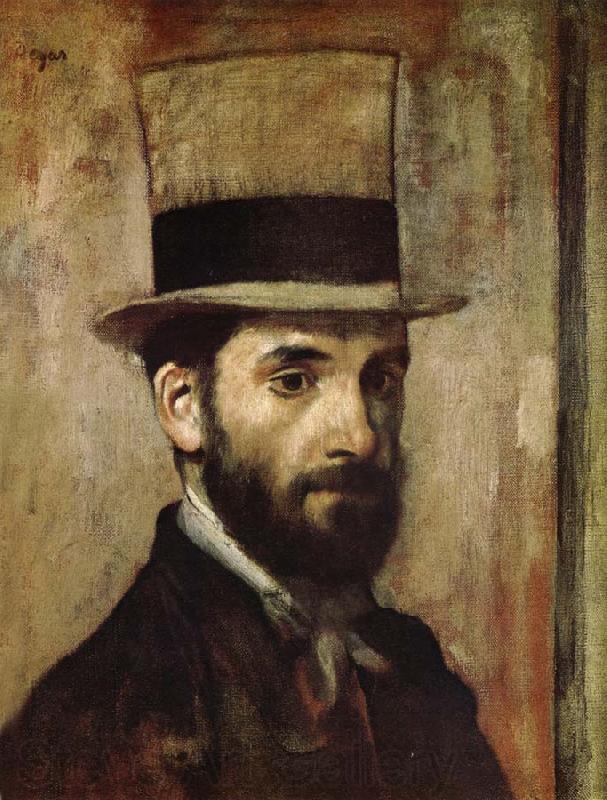 Edgar Degas Portrait Spain oil painting art